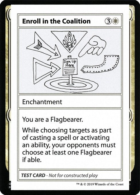 Enroll in the Coalition (No PW Symbol) (Mystery Booster: Convention Edition Exclusives)