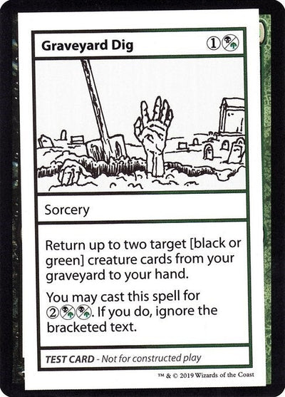 Graveyard Dig (No PW Symbol) (Mystery Booster: Convention Edition Exclusives)