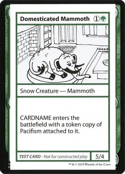 Domesticated Mammoth (No PW Symbol) (Mystery Booster: Convention Edition Exclusives)