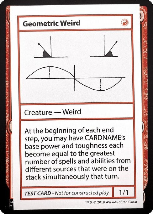 Geometric Weird (No PW Symbol) (Mystery Booster: Convention Edition Exclusives)
