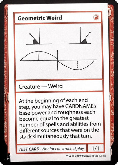 Geometric Weird (No PW Symbol) (Mystery Booster: Convention Edition Exclusives)