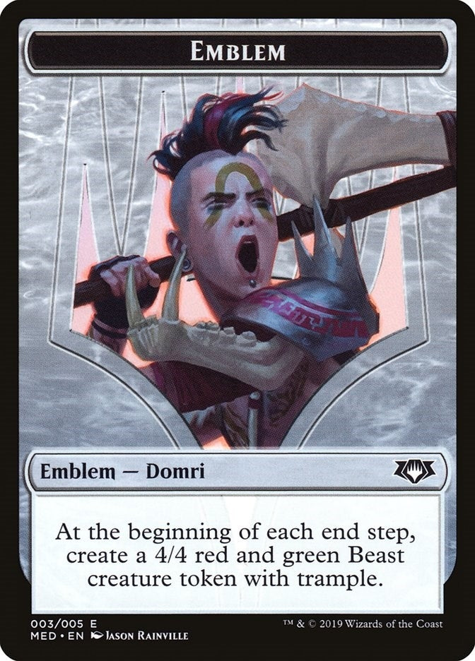 Emblem - Domri, Chaos Bringer (Mythic Edition: Ravnica Allegiance) (3)