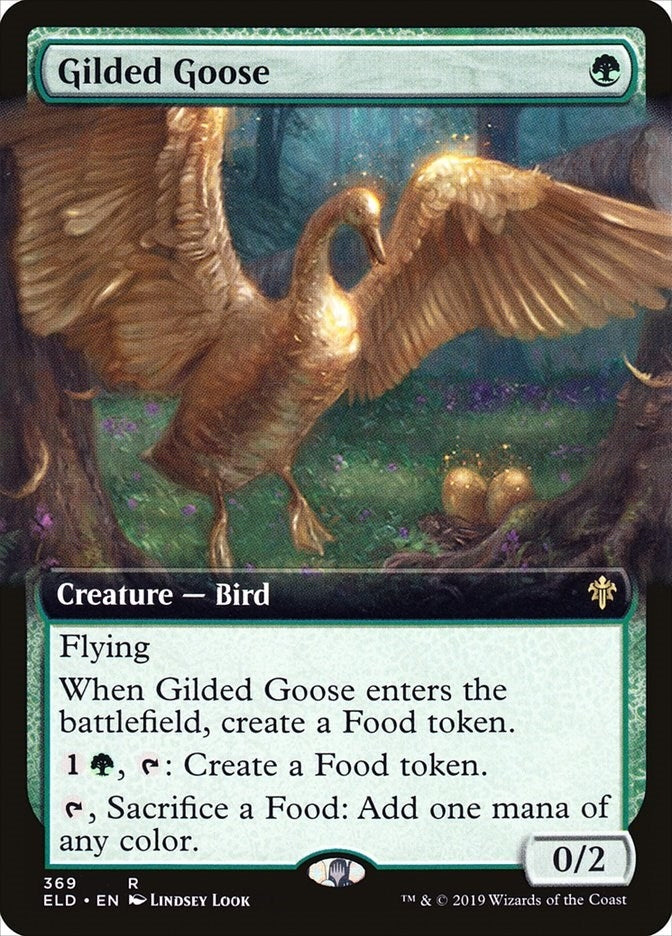 Gilded Goose (Extended Art) (Throne of Eldraine) (369)