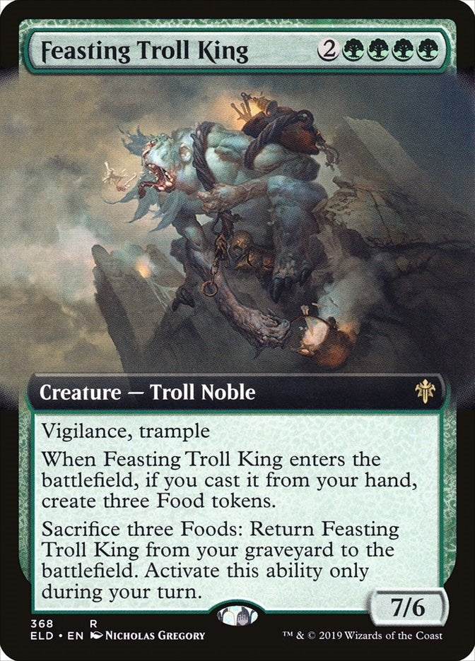 Feasting Troll King (Extended Art) (Throne of Eldraine) (368)