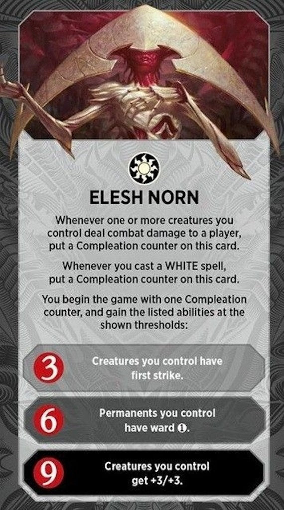Elesh Norn Praetor Alignment Card (Unique and Miscellaneous Promos)