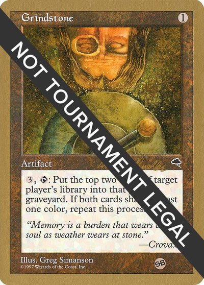 Grindstone - 1998 Randy Buehler (TMP) (SB) (World Championship Decks)