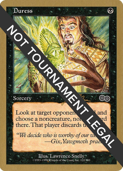 Duress - 1999 Jakub Slemr (USG) (World Championship Decks)