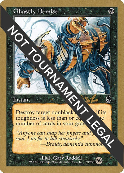 Ghastly Demise - 2002 Carlos Romao (ODY) (SB) (World Championship Decks)