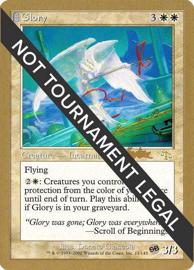 Glory - 2002 Brian Kibler (JUD) (World Championship Decks)