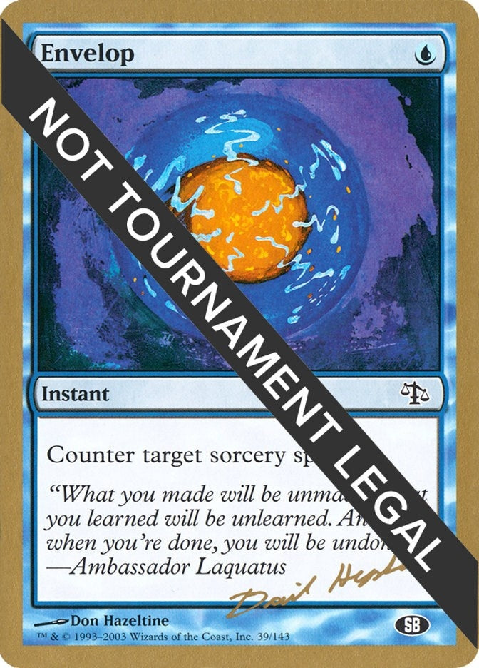 Envelop - 2003 Dave Humpherys (JUD) (SB) (World Championship Decks)