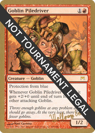 Goblin Piledriver - 2003 Wolfgang Eder (ONS) (World Championship Decks)