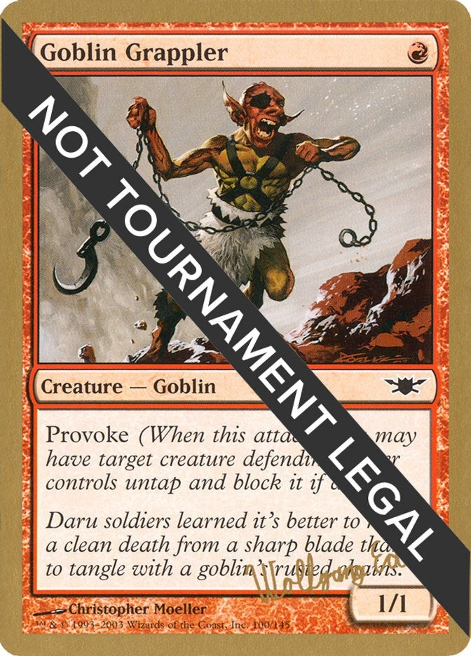 Goblin Grappler - 2003 Wolfgang Eder (LGN) (World Championship Decks)