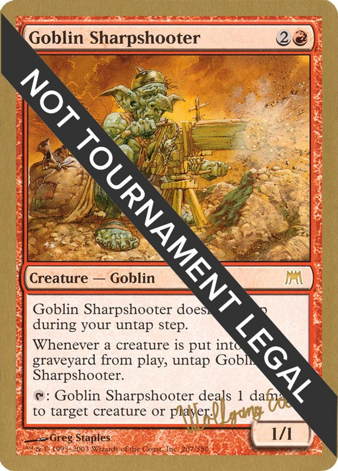 Goblin Sharpshooter - 2003 Wolfgang Eder (ONS) (World Championship Decks)