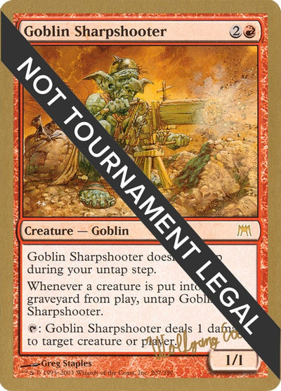 Goblin Sharpshooter - 2003 Wolfgang Eder (ONS) (World Championship Decks)