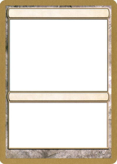 2003 World Championship Blank Card (World Championship Decks)
