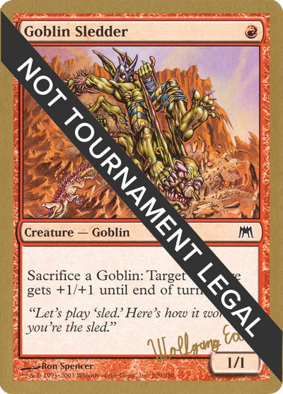 Goblin Sledder - 2003 Wolfgang Eder (ONS) (World Championship Decks)