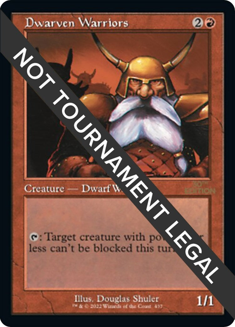 Dwarven Warriors (Retro Frame) (30th Anniversary Edition) (437)