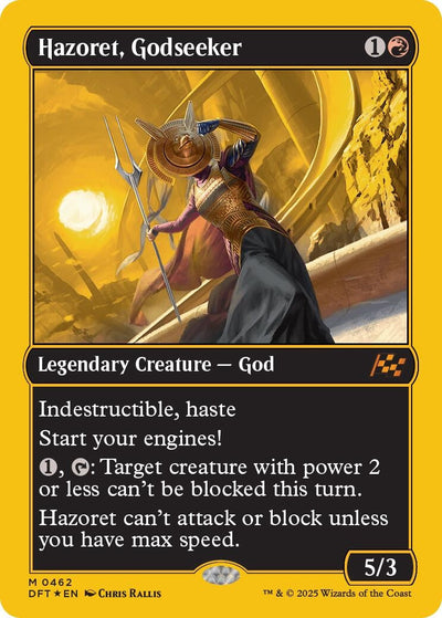 Hazoret, Godseeker (First-Place Foil) (Aetherdrift) (462)