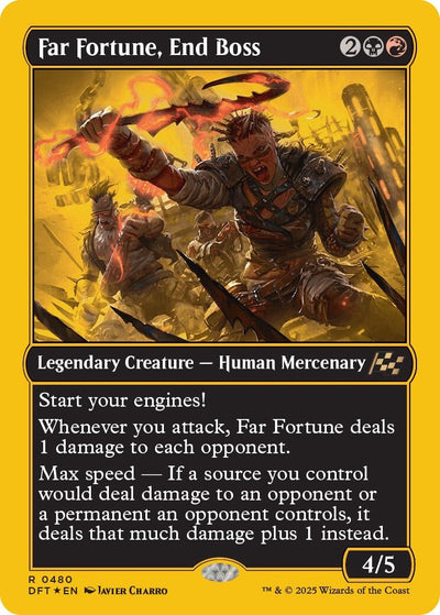 Far Fortune, End Boss (First-Place Foil) (Aetherdrift) (480)