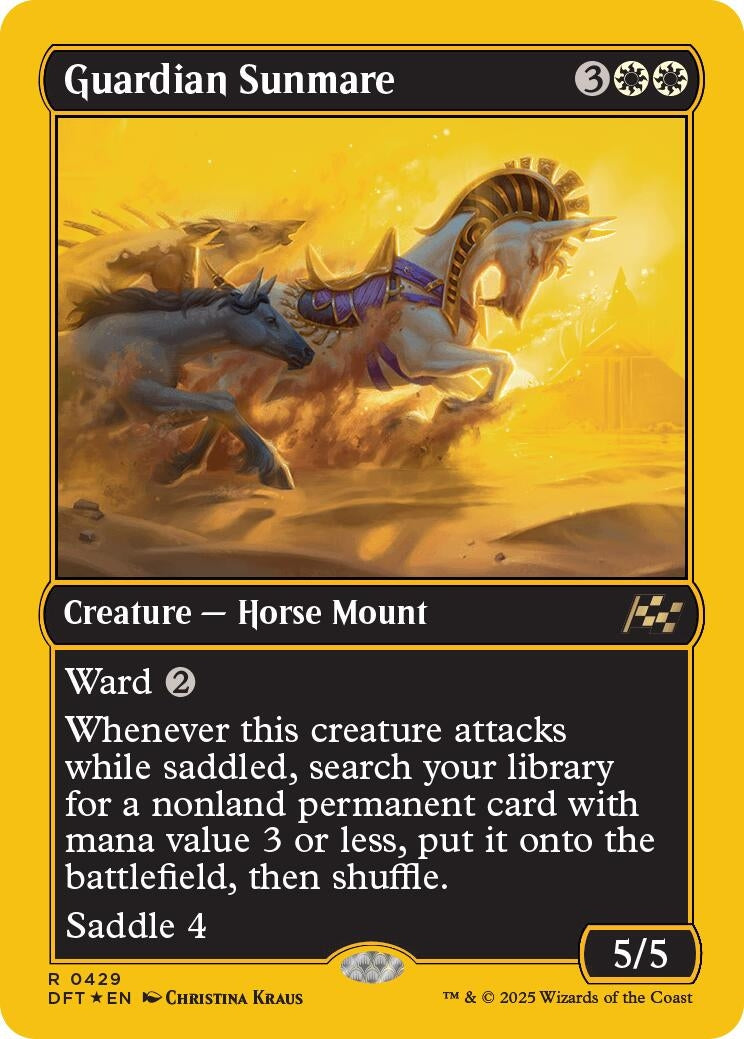 Guardian Sunmare (First-Place Foil) (Aetherdrift) (429)