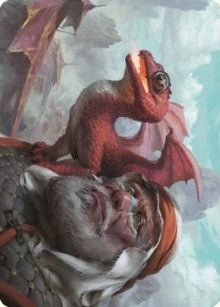 Dragon Whelp Art Card (Art Series: Dominaria United) (29)