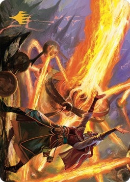 Ghitu Amplifier Art Card (Gold-Stamped Signature) (Art Series: Dominaria United) (32)