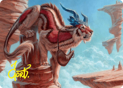 Felidar Savior Art Card (3/54) (Gold-Stamped Signature) (Art Series: Foundations) (3)