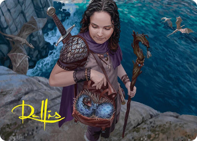 Drake Hatcher Art Card (5/54) (Gold-Stamped Signature) (Art Series: Foundations) (5)