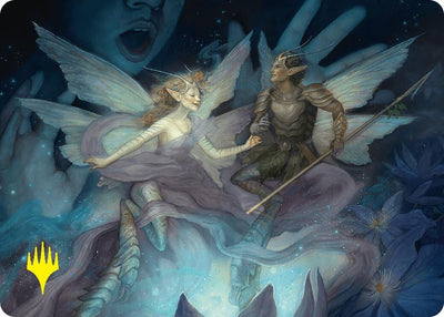 Faebloom Trick Art Card (6/54) (Gold-Stamped Signature) (Art Series: Foundations) (6)