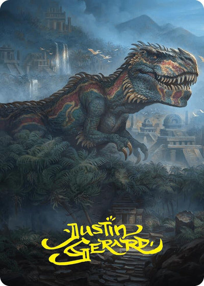 Ghalta, Primal Hunger Art Card (41/54) (Gold-Stamped Signature) (Art Series: Foundations) (41)