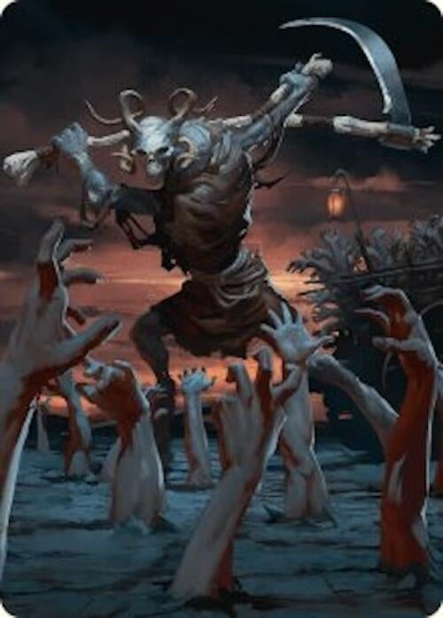 Abyssal Harvester Art Card (34/54) (Art Series: Foundations) (34)