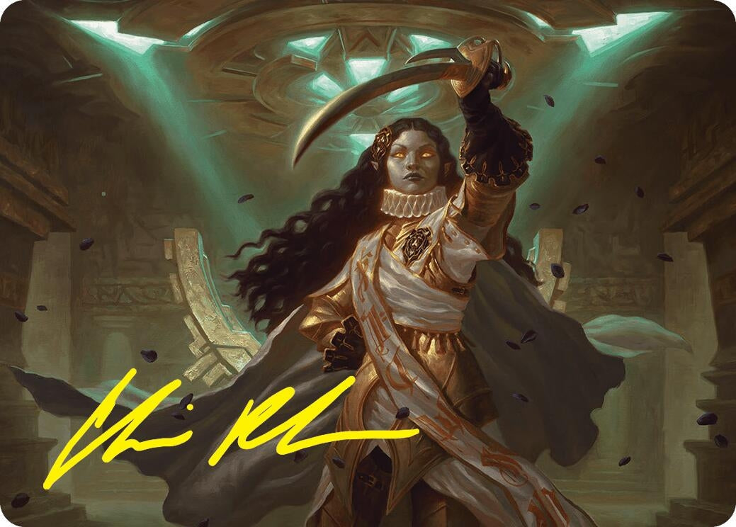 Elenda, Saint of Dusk Art Card (15/54) (Gold-Stamped Signature) (Art Series: Foundations) (15)