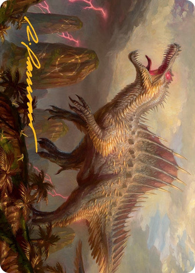 Etali, Primal Conqueror Art Card (Gold-Stamped Signature) (Art Series: March of the Machine) (31)