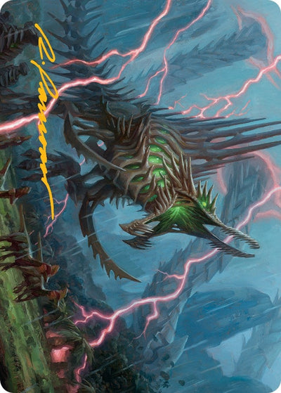 Etali, Primal Sickness Art Card (Gold-Stamped Signature) (Art Series: March of the Machine) (32)