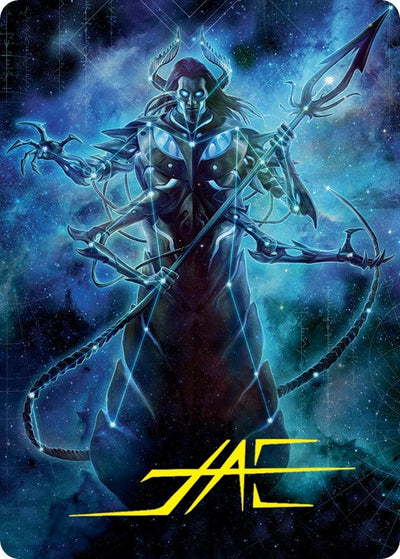 Heliod, the Warped Eclipse Art Card (Gold-Stamped Signature) (Art Series: March of the Machine) (60)