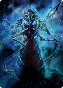 Heliod, the Warped Eclipse Art Card (Art Series: March of the Machine) (60)