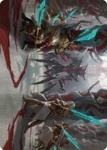 Goldwardens' Gambit Art Card (Art Series: Phyrexia: All Will Be One) (29)