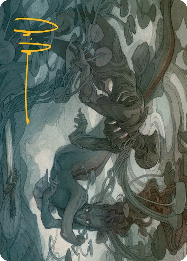 Emry, Lurker of the Loch Art Card (Gold-Stamped Signature) (Art Series: March of the Machine) (69)