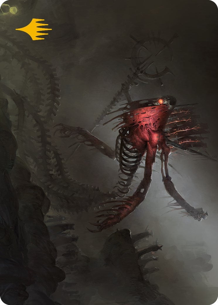 Drivnod, Carnage Dominus Art Card (Gold-Stamped Signature) (Art Series: Phyrexia: All Will Be One) (20)