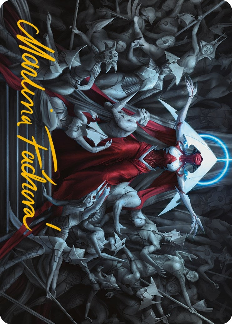 Elesh Norn, Mother of Machines Art Card (2/81) (Gold-Stamped Signature) (Art Series: Phyrexia: All Will Be One) (2)