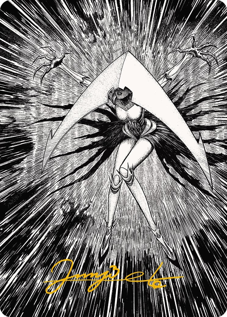 Elesh Norn, Mother of Machines Art Card (64/81) (Gold-Stamped Signature) (Art Series: Phyrexia: All Will Be One) (64)