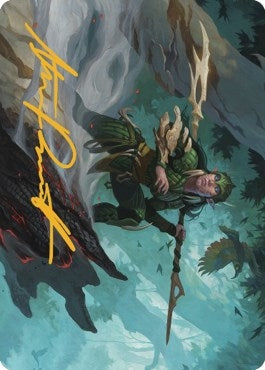 Gwenna, Eyes of Gaea Art Card (Gold-Stamped Signature) (Art Series: The Brothers' War) (25)