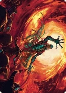 Gix, Yawgmoth Praetor Art Card (Art Series: The Brothers' War) (16)