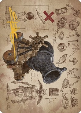 Goblin Charbelcher Art Card (Gold-Stamped Signature) (Art Series: The Brothers' War) (60)