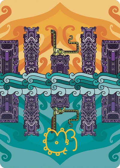 Echoing Deeps Art Card (Gold-Stamped Signature) (Art Series: The Lost Caverns of Ixalan) (64)