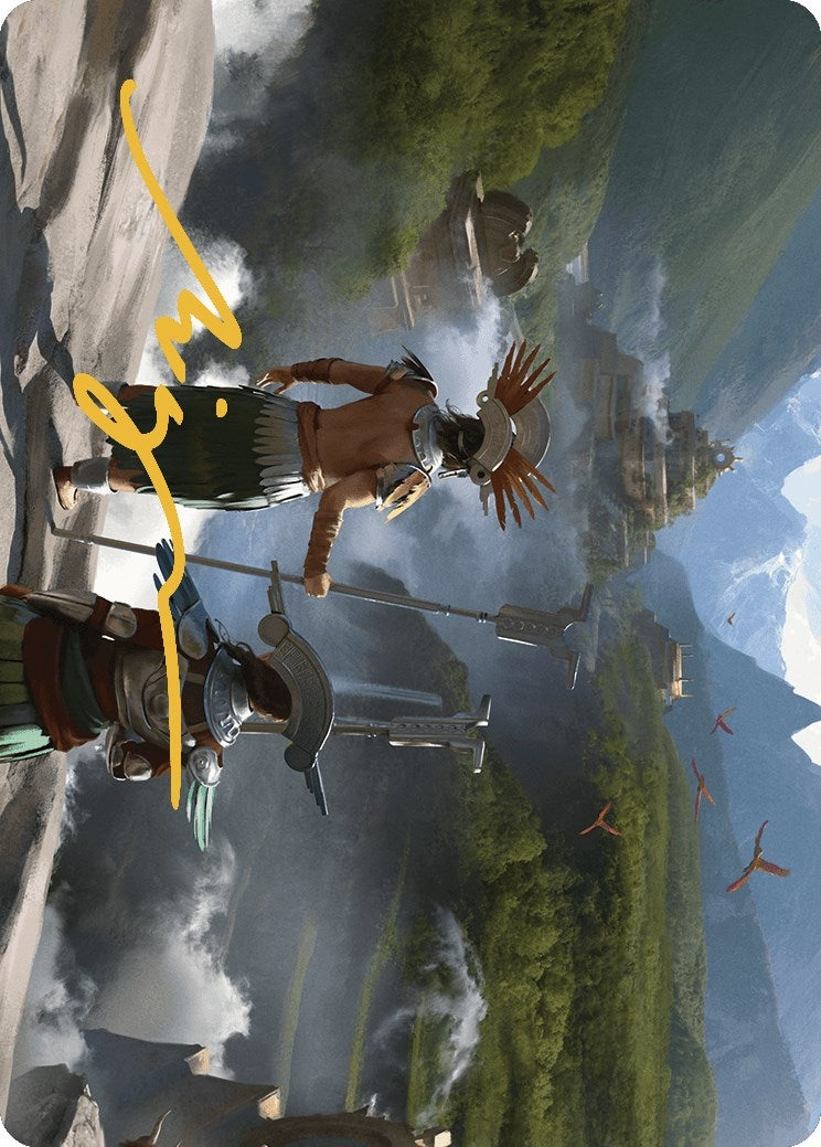 Glimpse the Core Art Card (Gold-Stamped Signature) (Art Series: The Lost Caverns of Ixalan) (25)