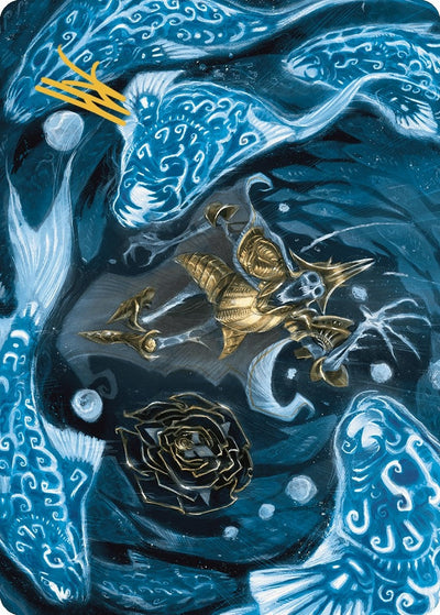 Eaten by Piranhas Art Card (Gold-Stamped Signature) (Art Series: The Lost Caverns of Ixalan) (11)