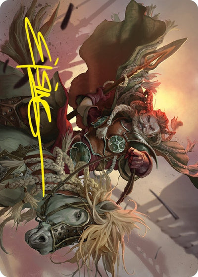 Eomer of the Riddermark Art Card (Gold-Stamped Signature) (Art Series: Universes Beyond: The Lord of the Rings: Tales of Middle-earth) (9)