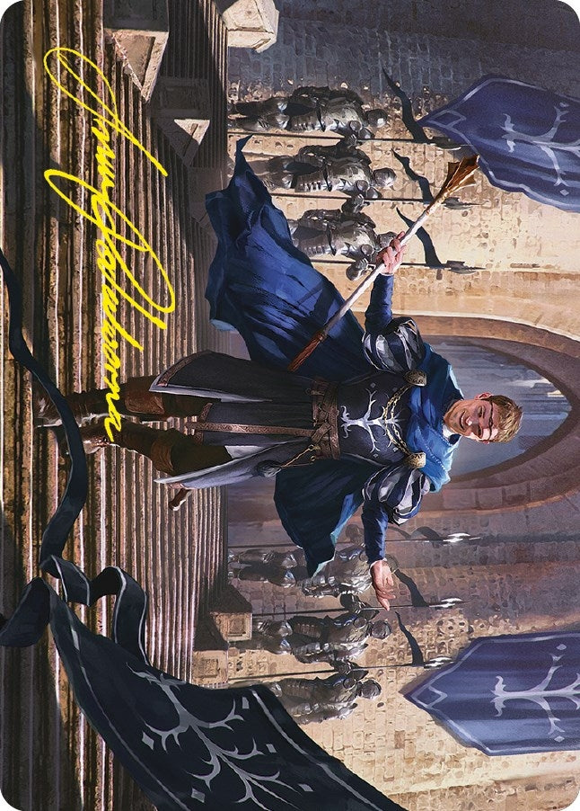 Faramir, Steward of Gondor Art Card (Gold-Stamped Signature) (Art Series: Universes Beyond: The Lord of the Rings: Tales of Middle-earth) (62)