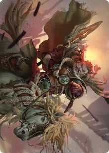 Eomer of the Riddermark Art Card (Art Series: Universes Beyond: The Lord of the Rings: Tales of Middle-earth) (9)